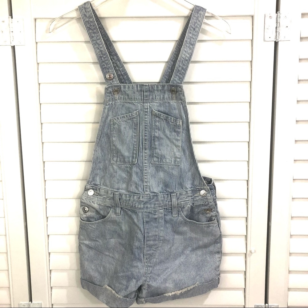 Levi’s Denim Striped Overalls